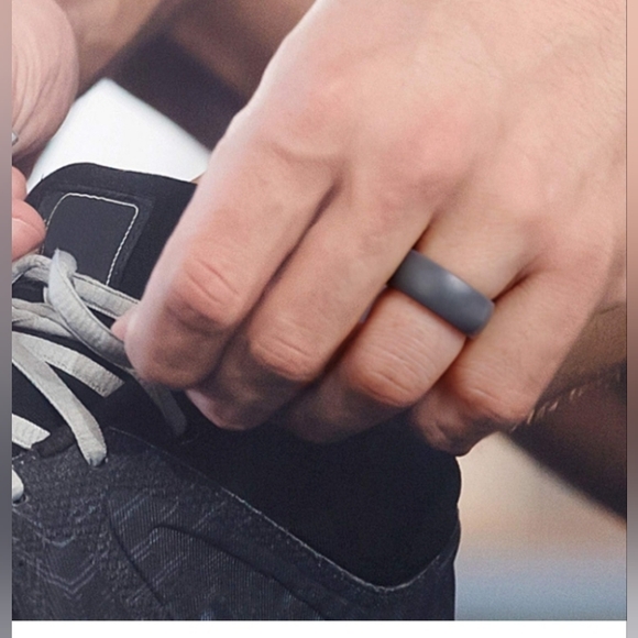 Mens Silicone Wedding Ring/Band Size 11 - Picture 3 of 4